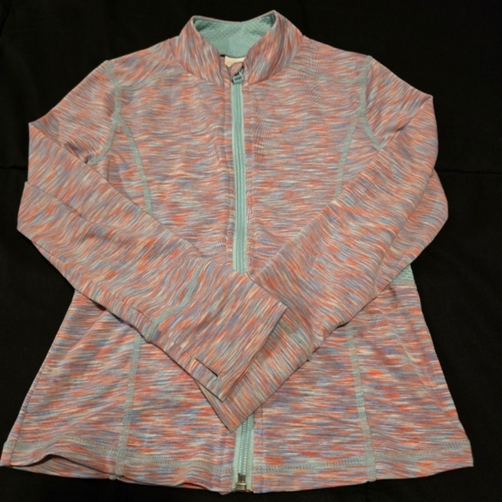 Gymboree Gymgo Girl's‎ Athletic Full Zip Up Jacket Pink & Blue Size 5/6 Small